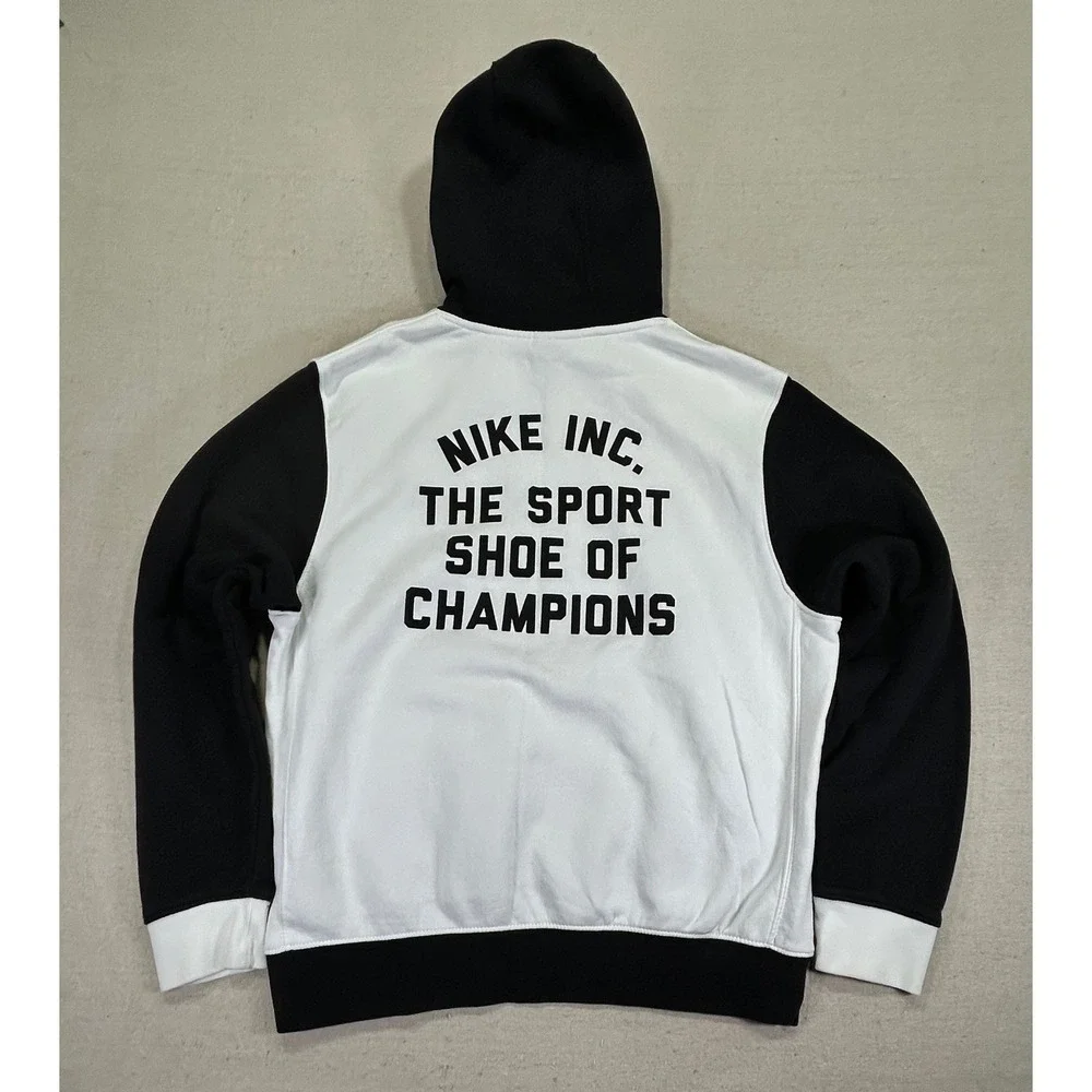 Nike Men's Medium Swoosh Pinwheel Evolution Sport Tech‎ Hoodie Spell Out